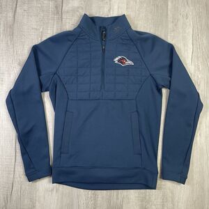 Adidas UTSA Texas San Antonio Roadrunner Navy Blue 1/4 Zip Pullover Small EUC X